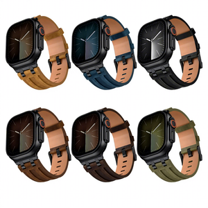 Bracelet de montre en cuir blanc de luxe sur mesure en gros pour Louis <span class=keywords><strong>Vuitton</strong></span> Apple I Ultra 9 4 Ka - Product Image 2