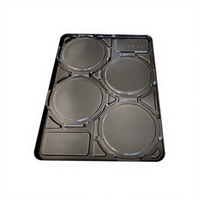 Bandeja de Embalaje Termoformada al Vacío, Negra, Antiestática, de PS Resistente, Personalizada, para Piezas de Equipos Industriales