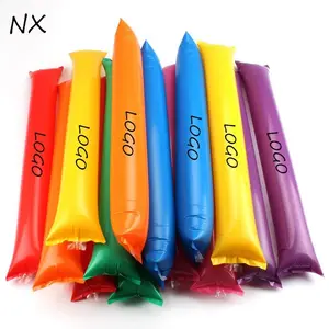 NX Factory Wholesale Custom Logo Printing Inflatable Cheering Sticks Inflatable Clap Fighting Stick For Promotional