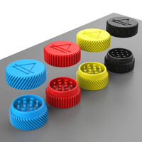 Accessoires pour fumeurs en gros Meuleuses pratiques avec logo personnalisé Conception meuleuse de haute qualité