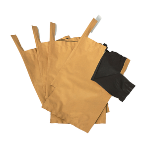 Sacolas de Compras de Papel Revestido de Cera Ecológicas com Alças Reforçadas Design Em relevo Personalizáveis para Itens Pesados Livros Roupas - Product Image 5