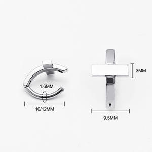 डिय थोक कस्टम टाइटेनियम गहने भेदी G23 इम्प्लांट ग्रेड टाइटेनियम क्रॉस ट्रेंडी पेट बटन - Product Image 2