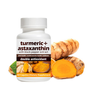 Cápsulas de Extracto de Cúrcuma y Astaxantina de Marca Privada OEM, Extracto de Pimienta Negra, Doble Antioxidante para Adultos - Product Image 5