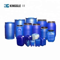 Fûts empilables en plastique bleus de 200L et 220L (55 gallons) de haute qualité, moulés par soufflage
