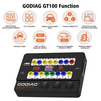 GODIAG GT100+ Nueva Generación de Caja de Conexión OBDII para ECU con Pantalla de Corriente Electrónica y Protocolo CANBUS