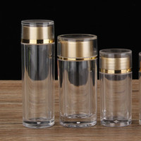 30ml bouteille en plastique transparent bouteille de pilule safran poudre bouteille