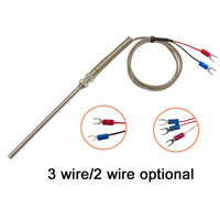 Sonde de capteur de température en acier inoxydable de classe industrielle PT100 PT1000 RTD pour instrument de mesure de température OEM ODM