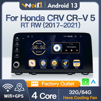 STWEI Android13 Autoradio sans fil Carplay Android Auto pour Honda CRV 2017 -2021 Lecteur vidéo multimédia Navigation GPS Stéréo