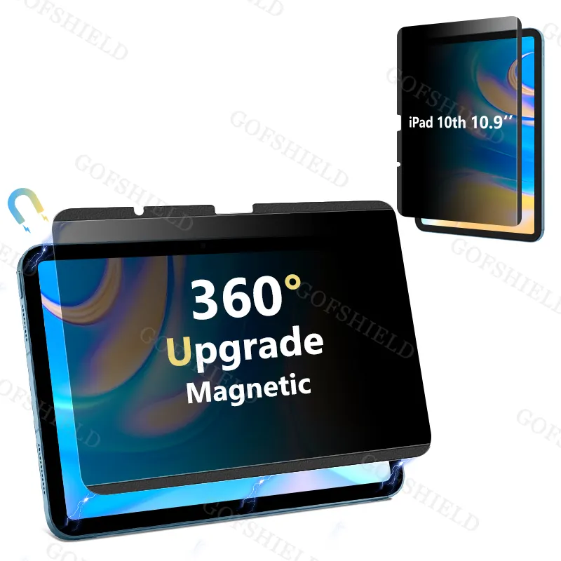 Антибликовый фильтр для планшетов, пленка для экрана с синим светом, 4-360 градусов, магнитная защита для экрана для iPad 10,9 2022