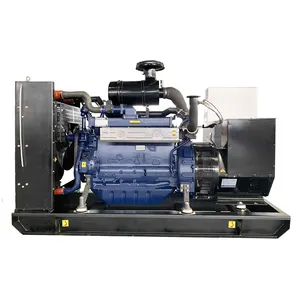 100kva 150kva 200kva 300kva Heavy Duty Open Type Industrial Big Size Auto Start Weichai Diesel Generators