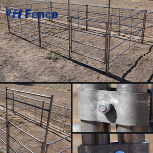 Paneles de Cerca para Caballos de Metal Usados de Alta Calidad, Resistentes, de 6 pies y 12 pies, Paneles Redondos para <span class=keywords><strong>Corrales</strong></span>, Paneles para Ganado, Paneles para <span class=keywords><strong>Corrales</strong></span> de Caballos - Product Image 3