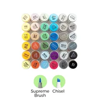 Ohuhu Honolulu Plus Series Supreme Rubber Brush Tip Markers Prix régulier