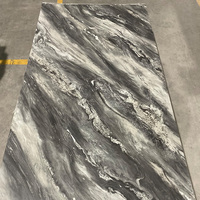 Feuille de marbre UV de luxe personnalisée en usine panneaux muraux flexibles en marbre PVC pour la décoration intérieure