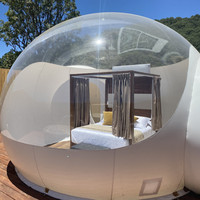 Tente à bulles gonflable, tentes dômes gonflables, maison à bulles transparente gonflable pour le camping