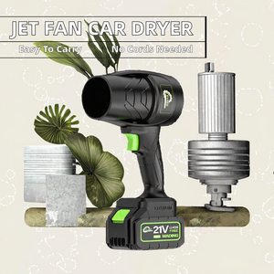 เครื่องเป่าลมมือถือ 21V สำหรับเป่าแห้ง ดูดฝุ่นความเร็วสูง ดูดใบไม้ อเนกประสงค์ ใช้แบตเตอรี่ / เครื่องเป่าลมมือถือ 21V - Product Image 5