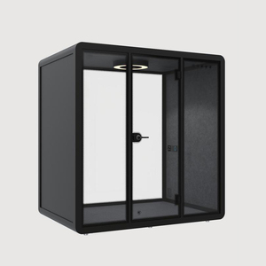 Cabine téléphonique de bureau insonorisée personnalisée noire, blanche, bleue, rouge, pour 1, 2, 3 ou 4 personnes, idéale pour les réunions - Product Image 2