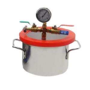 Dickwandige 5-Gallonen-Vakuumkammer mit 1/2-Zoll-Deckel, Labor-Exsikkator mit Druckanzeige - Product Image 2