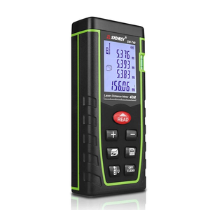 Télémètre laser numérique portable série SNDWAY SW-T40, portée 40M/60M/80M/100M, unités M/in/ft, 150 secondes, 100 ensembles automatiques - Product Image 5