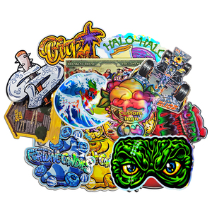 Boom Bubble 3,5g <span class=keywords><strong>Mylar</strong></span>-Beutel High Limit Matt Geruchsdicht Doypack Kindersicher Wiederverschließbar Reißverschluss Gestanzte <span class=keywords><strong>Mylar</strong></span>-Beutel - Product Image 4