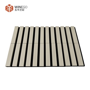 Paneles de Pared de Listones de Madera Resistentes al Fuego WINEGO, Panel Acústico Decorativo Moderno, Panel Acústico de Madera Insonorizante - Product Image 5