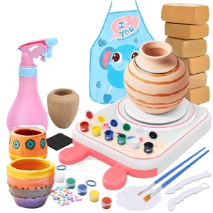 Pottery Wheel for Kids-Clay Sculpting Tools & Painting Kit ,DIY Kits Clay Maker for Beginners Art&Crafts Kits for Kids