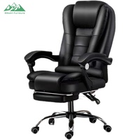 Fauteuil de direction pivotant en cuir PU de luxe, design moderne Wayon, vente en gros de meubles de bureau intérieurs