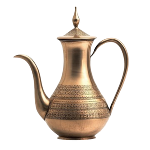 Jarra de Latón Puro Sostenible de Diseño Real del Golfo de Oriente Medio, Fabricada en India, Material Metálico Personalizado, Venta al por Mayor - Product Image 5