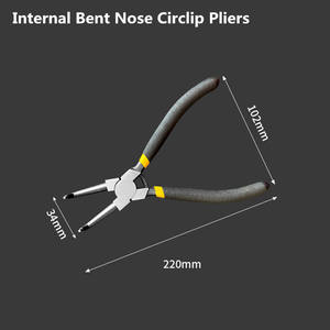 צבת טבעות YTH 7 אינץ' פנימיות/חיצוניות עם קצוות ישרים וכפופים להסרה והחזקת טבעות - Product Image 1