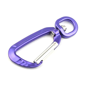 Mousqueton <span class=keywords><strong>pivotant</strong></span> en aluminium pour l'extérieur, mousqueton 4kN pour laisse de chien - Product Image 5