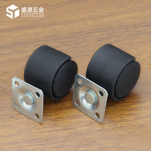 Shengyuan Clip On Caster 1 Inch Plastic Universal <b>Wheel</b> <b>For</b> Furniture <b>Tables</b> Chairs Trolleys - Product Image 2