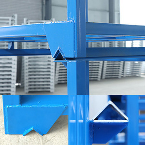 Étagère empilable <span class=keywords><strong>ZENDA</strong></span> pour serre agricole, en acier thermolaqué, capacité 1000 kg, pour emballage de film et stockage frigorifique - Product Image 4
