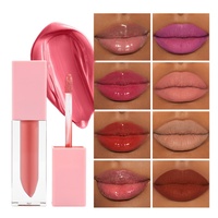 Vente en gros de rouge à lèvres liquide mat vegan à étiquette privée, gloss hydratant brillant, imperméable, certifié MSDS, taille standard
