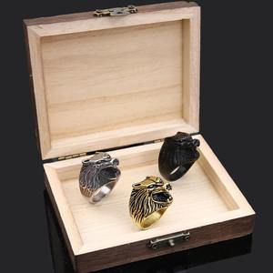 ค้อนธอร์สแตนเลสสำหรับผู้ชายวินเทจไวกิ้งอุปกรณ์เสริมทางศาสนาทันสมัยทำจากโลหะผสมหมาป่านอร์ดิก - Product Image 5