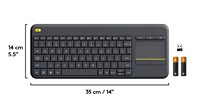 Fabricante personalizado profesional; acepta logotipos personalizados; teclado con 82 teclas, cable USB y panel táctil KG302