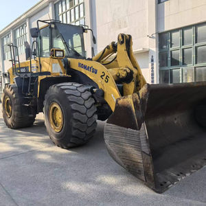 Chargeur sur roue à godet large WA500-6 Komatsu du Japon d'occasion WA600-3 d'origine en bon état de fonctionnement avec moteur et pompe d'origine - Product Image 1