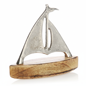 Handcrafted Boat Shape Unique Design Christmas Decorative Ornament <b>Shelf</b> & Table Ornament Home Decor High Quality Material - Product Image 1