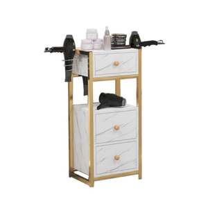 Gabinete de madera para peluquería, muebles de barbería con cajones de fábrica para estaciones de corte de pelo - Product Image 2