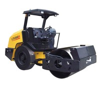 Rouleau vibratoire LTS204H de 4 tonnes à haut rendement avec un seul tambour et un moteur, force d'excitation de 40 kN pour le compactage des sols