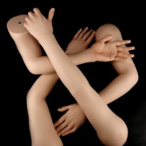 유연한 3D 마네킹 실리콘 팔 시뮬레이션 타투 연습용 몰드 - Product Image 1