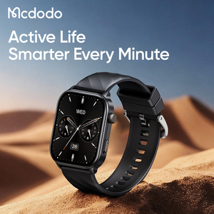 Montre connectée Mcdodo 757 avec appels sans fil et GPS, plus de 100 modes sportifs, suivi de la santé 24h/24, écran tactile 2,01 pouces pour les notifications, 7 jours - Product Image 2