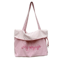 Nouveau Sac Fourre-tout à Bandoulière en Nylon Couleur Unie avec Fermeture Éclair Style Ethnique 2026 – Tendance, Polyvalent, Décontracté, Grande Capacité, Rétro