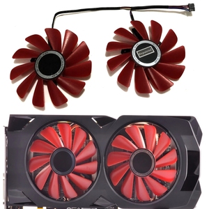 Ventilador Dual para tarjeta gráfica de vídeo, rx-<span class=keywords><strong>570</strong></span>-rs-4gb de 85MM, CF9010H12S, GPU, VGA, para <span class=keywords><strong>XFX</strong></span> RX570 RS - Product Image 6