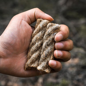 Cuerda encerada de cáñamo para encender fuego Hike Mount, 8 cm de grosor, portátil para acampar al aire libre, para pícnic y barbacoa - Product Image 5