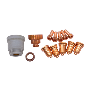 Antorcha de Corte por Plasma PT-80 IPT 80 IPT-80, Tapa de Retención 60511, Protector 60504, Anillo de Remolino 60027, Punta de Retroceso 52558, <span class=keywords><strong>Electrodo</strong></span> - Product Image 1