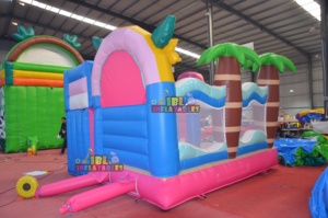 Castillo Inflable Personalizado <span class=keywords><strong>de</strong></span> Fábrica con Diseño <span class=keywords><strong>de</strong></span> Flamenco, Castillo Inflable Comercial para Alquiler <span class=keywords><strong>en</strong></span> Fiestas al Aire Libre - Product Image 6