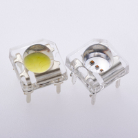 Trois puces LED Piranha rouges à fil doré ultra lumineuses Epistar 2000-3000mcd 3mm à dessus plat 5mm Super Flux CRI70 2.8-3.4V pour éclairage