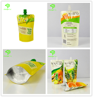 Pochettes à bec verseur en aluminium pour liquides, emballage individuel de jus, lait, gelée, boissons – Sachets argentés à bec verseur