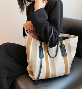 New <b>Large</b> Capacity Handbag for Girls Shopping Fashionable and Casual Chinese Canvas <b>Large</b> Handbag Shopping <b>Bag</b> - Product Image 2