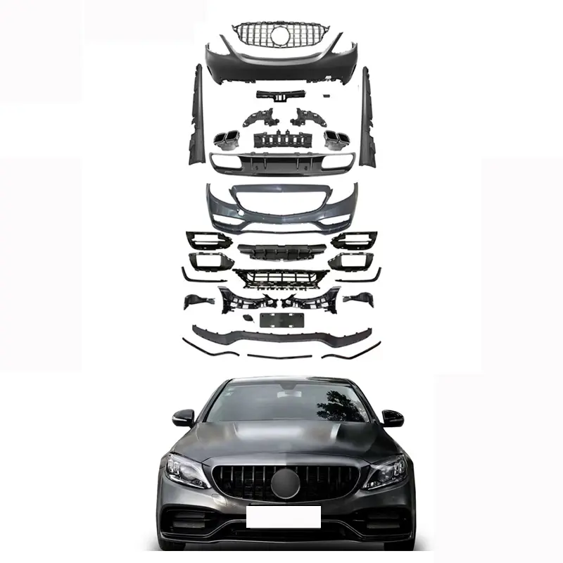 Высококачественные W205 C205 Amg Line Coupe нормальное обновление C63s Amg крышки капота 1:1 комплекты кузова для 2014-2021 Mercedes C Class