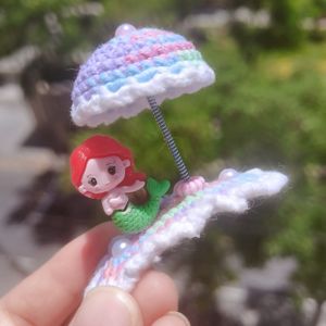 Kidscute Blancanieves Lana Crochet Lina Belle Horquilla Bebé Arco Iris Paraguas Columpio Clip Diadema Horquilla - Product Image 6